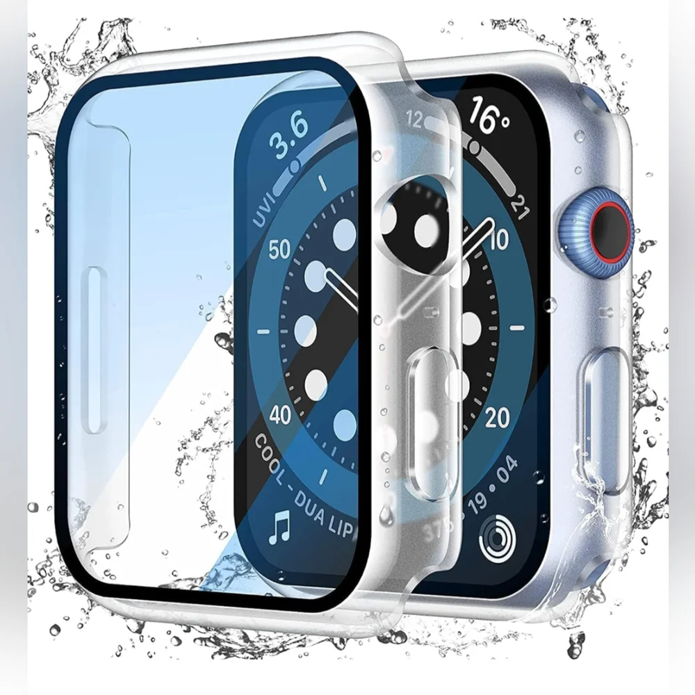 Misxi [2 Pack] Waterproof Hard Case W/Tempered Glass Series 6/SE/5/4.